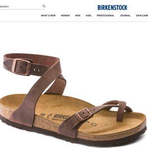 Birkenstock Yara Sandals in Habana, EU 37/US 6.5, MSRP: $130